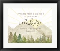 Rising of the Sun Fine Art Print