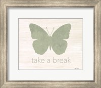 Take a Break Butterfly Fine Art Print