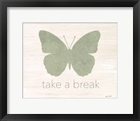 Take a Break Butterfly Fine Art Print
