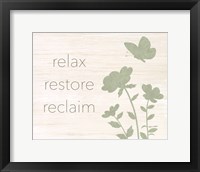 Relax, Restore, Reclaim Fine Art Print