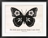 Be Still Butterfly Fine Art Print