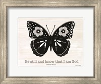 Be Still Butterfly Fine Art Print