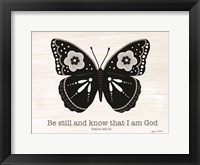 Be Still Butterfly Fine Art Print