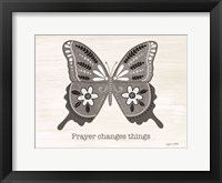 Prayer Butterfly Fine Art Print