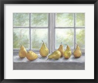Pears on a Window Sill Fine Art Print
