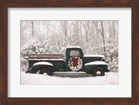 Holiday Vintage Truck Fine Art Print