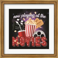 Now Playing at the Movies Fine Art Print