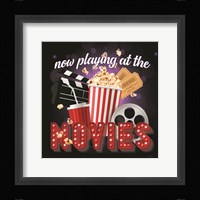 Now Playing at the Movies Fine Art Print