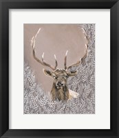 Evander the Winter Elk Fine Art Print