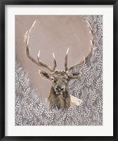 Evander the Winter Elk Fine Art Print