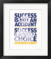 Steph Curry - Success Fine Art Print
