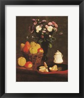 Flowers and Fruit 2 Fine Art Print