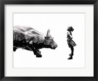 New York Wall Street Fearless Girl Fine Art Print