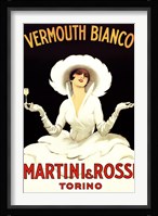 Martini Rossi Framed Print