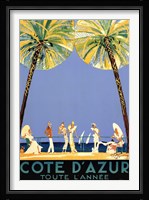 Cote d'Azur Framed Print