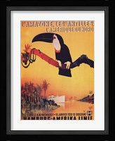 L'Amazone les Antilles Framed Print