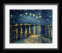 Starry Night over the Rhone, c.1888 Framed Print