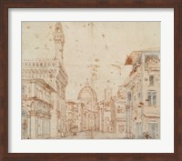 Firenze Perspective Fine Art Print