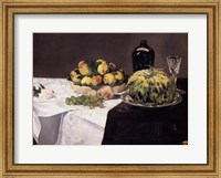 Still Life with Melons and Peaches Fine Art Print