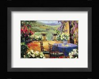 Countryside Terrace Fine Art Print