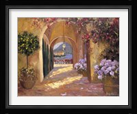 Mediterranean Portico Fine Art Print