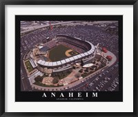 Anaheim - Angel's Edison Field Framed Print