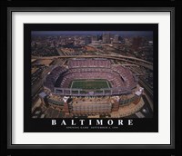 Baltimore - Raven's Stadium Framed Print