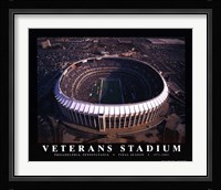 Veterans Stadium - Philadelphia Eagles Framed Print
