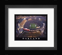 Raiders - Oakland, Ca Framed Print