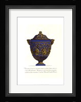 Blue Urn III Framed Print