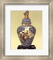 Oriental Blue Vase I Fine Art Print