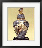 Oriental Blue Vase I Fine Art Print