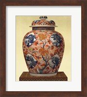 Oriental Blue Vase III Fine Art Print
