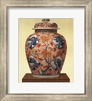 Oriental Blue Vase III Fine Art Print