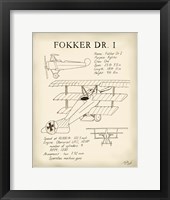 Fokker Dreidecker Fine Art Print