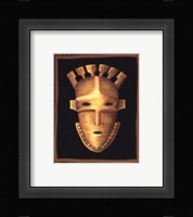 African Mask III Framed Print