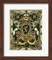 Crest on Black I Fine Art Print