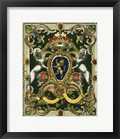 Crest on Black I Fine Art Print