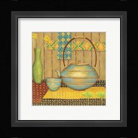 Ginkgo Tea Pot Framed Print