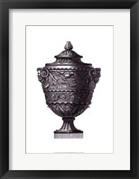 Black & White Urn III (SC) Framed Print