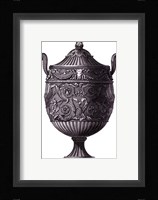 Black & White Urn I (SC) Framed Print