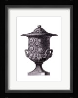 Black & White Urn IV (SC) Framed Print