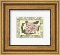 Tropical Flowers in Bamboo II (horizontal) Fine Art Print