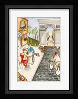 Parisian Holiday II Framed Print