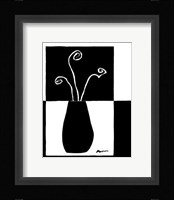 Minimalist Flower in Vase I Fine Art Print