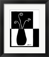 Minimalist Flower in Vase I Fine Art Print