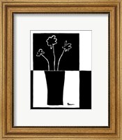 Minimalist Flower in Vase II Fine Art Print