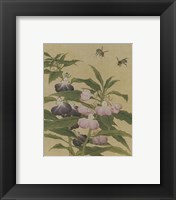 Bees and Garden Blossoms Fine Art Print