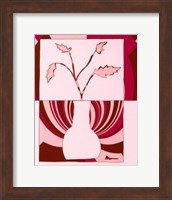 Minimalist Flowers in Pink I Fine Art Print