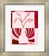 Minimalist Flowers in Pink I Fine Art Print